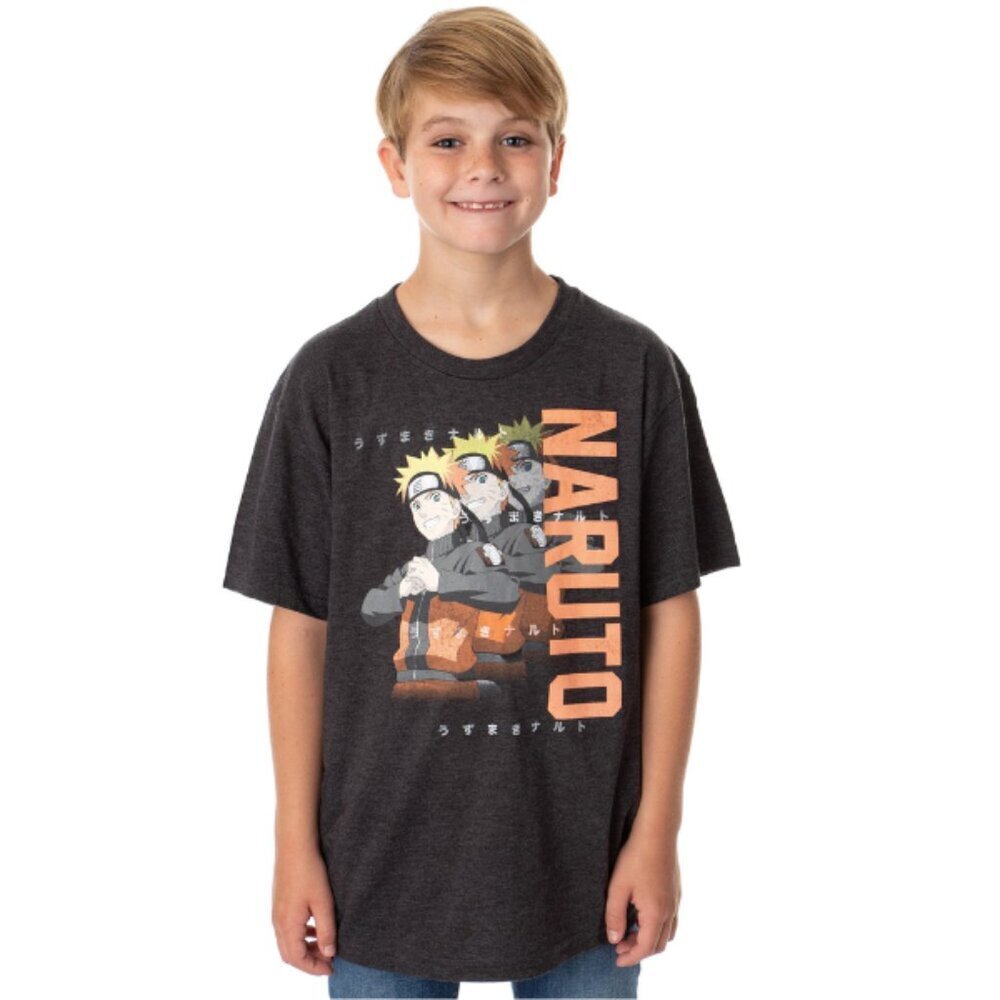 Naruto Shippuden Boys Graphic Tee – Size Medium- Anime Merch